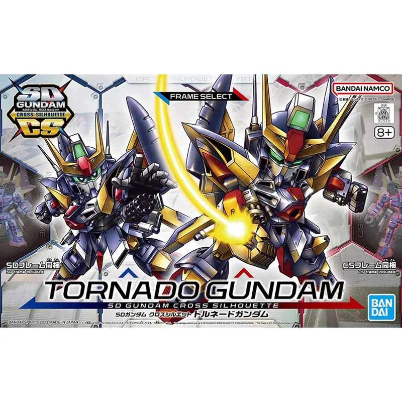 Bandai Anime TORNADO GUNDAM SDCS FRAME SELECT Echt Model Assemblage Speelgoed Action Figure Geschenken Collectible Ornamenten Jongens Kids