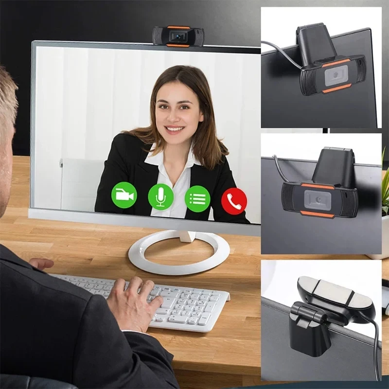 New Mini Webcam 480/720/1080P HD USB Web Camera With Microphone For PC Computer Desktop Gamer Webcast Video Call Conference Work