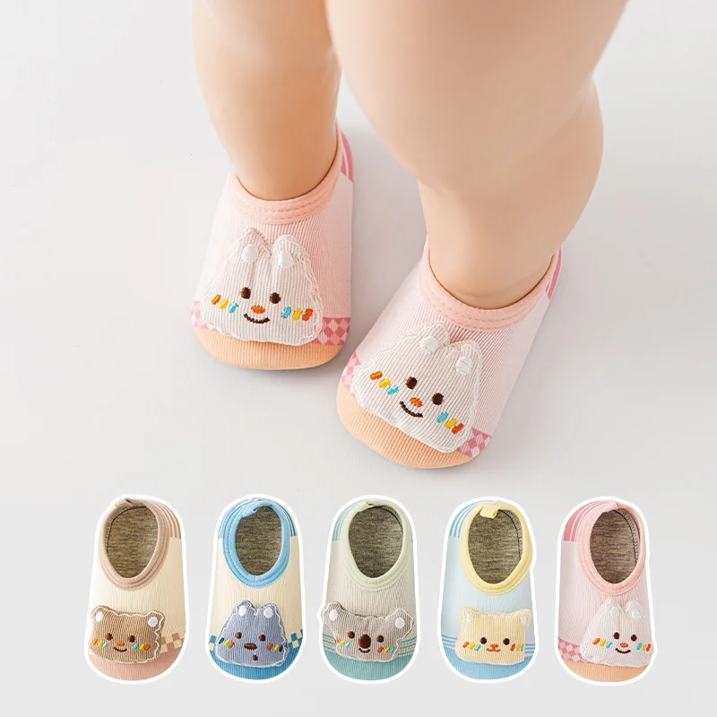 

Baby Toddler Shoes Spring Summer Children Non-slip Soft Sole Floor First Walkers Cartoon Thin Shoes For Boys and Girls 1-3Years