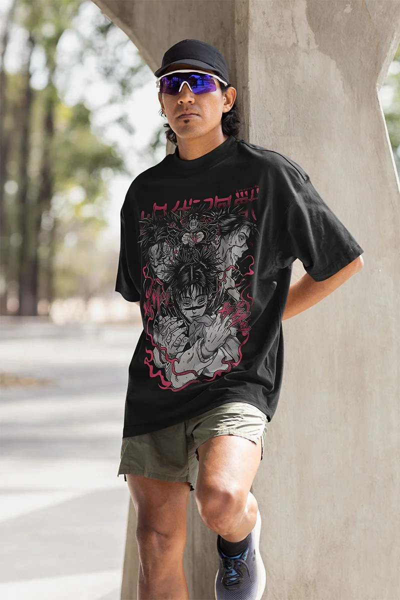 Jujutsu Kaisen Choso T-Shirt Japanese Manga Horror Anime Gift Black Shirt