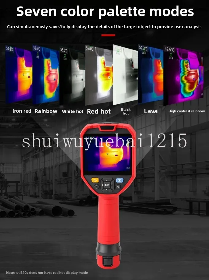 UTi120S infrared thermal imager high definition thermometer industrial power floor heating detection thermal imager view 6
