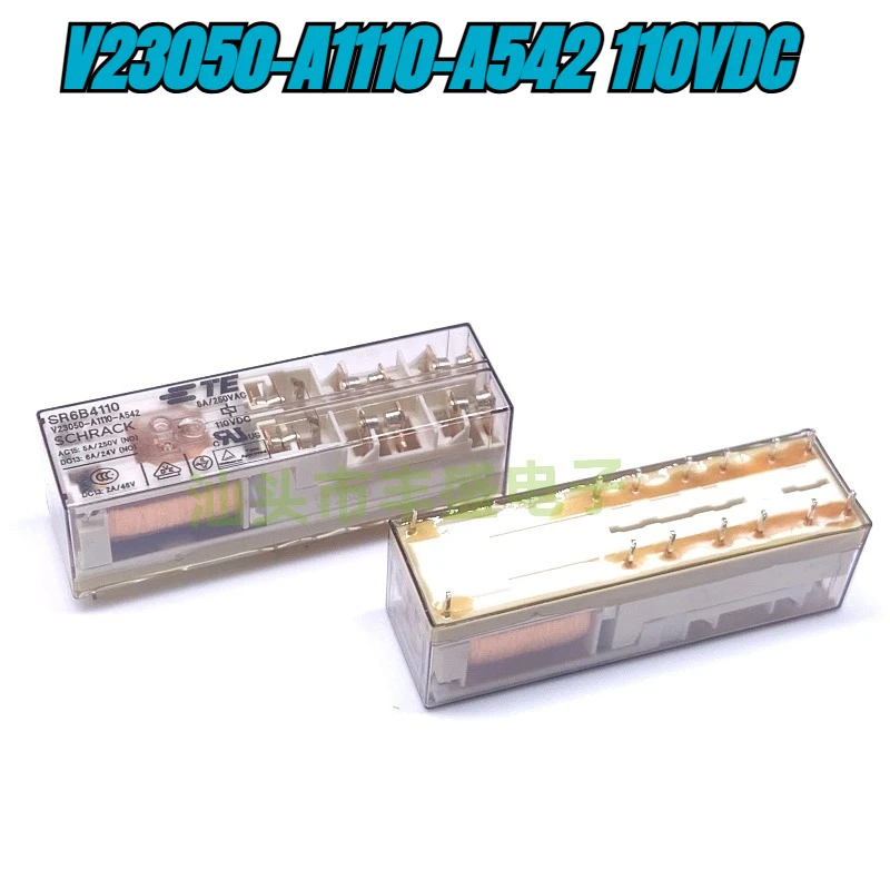 New 1pcs/lot V23050-A1110-A542 110VDC SR6B4110 Elevator safety relay