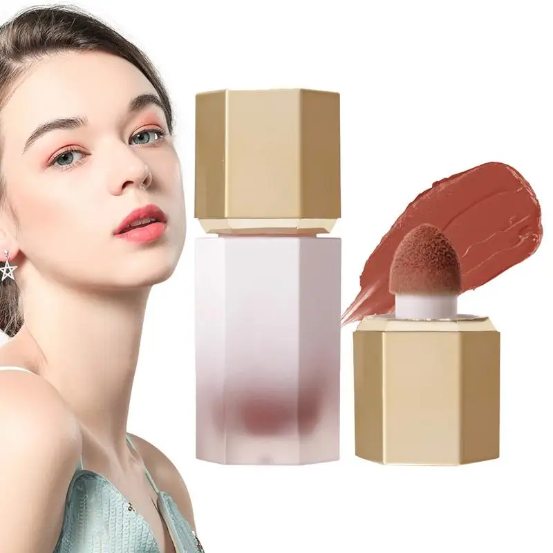 Vloeibare Blush Gezicht Make-Up Contour Stick Blush Cosmetica Natuurlijke Gezichtsmake-Up Langdurige Lichtgewicht Vloeibare Blusher Voor Dating