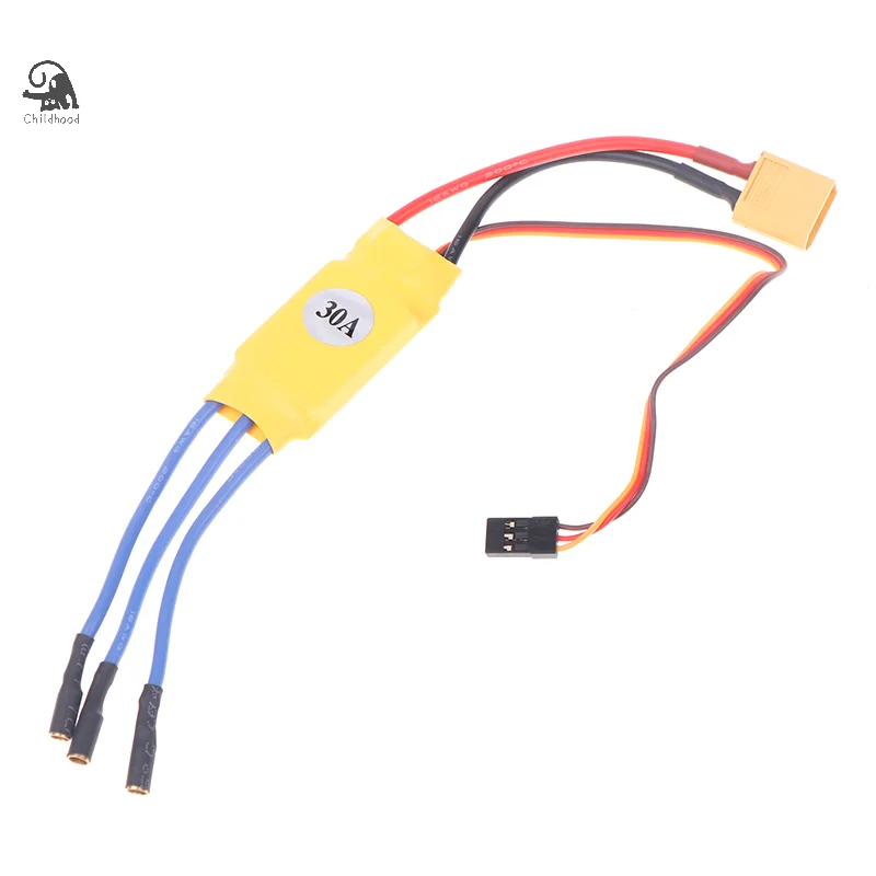 1 PCS 30A Brushless Electric Speed Regulator Brushless For Fixed-Wing Multi-axis Drone 2212