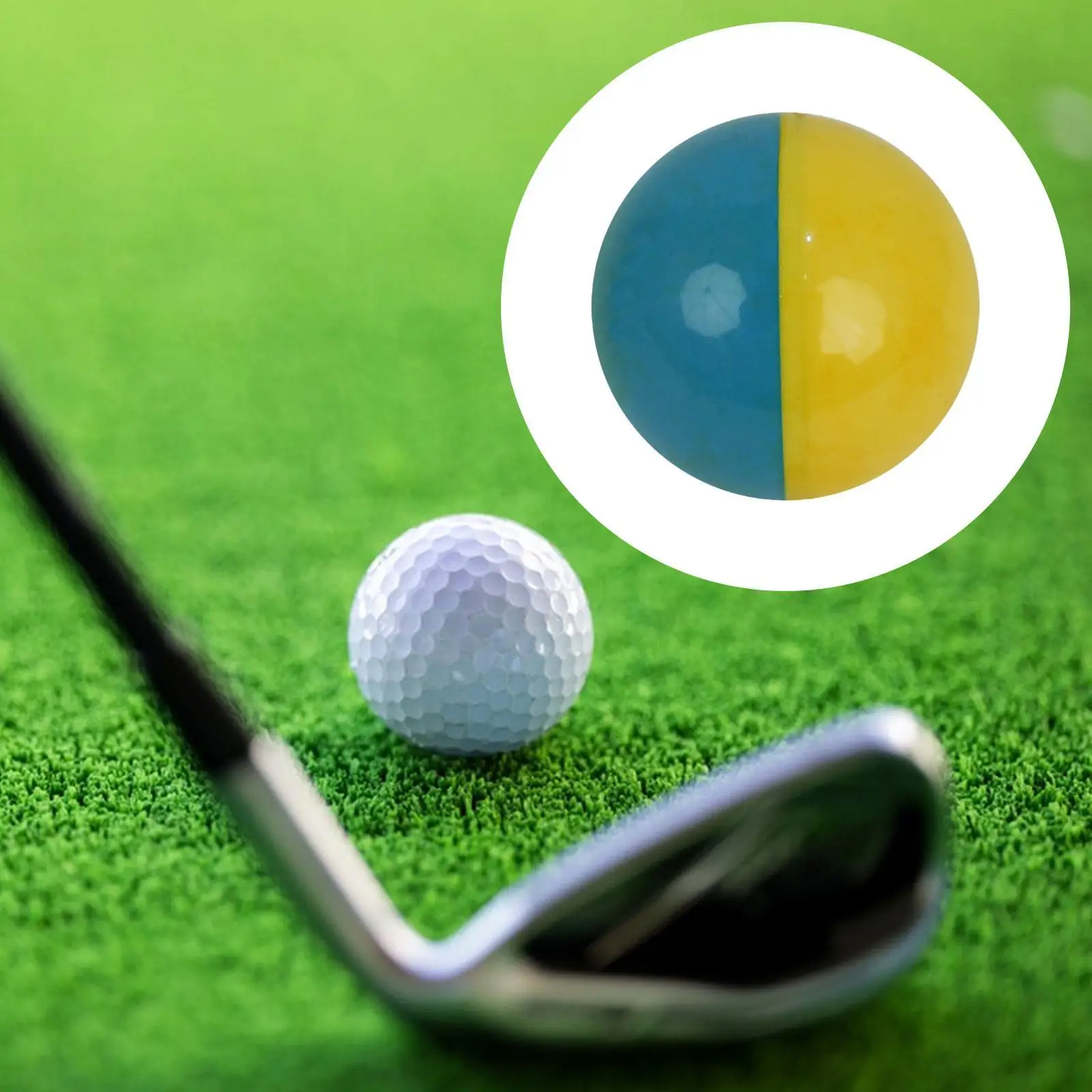 

Парковый мяч для гольфа, соревнования на открытом воздухе, резиновый двор, для начинающих, гольфист, матч, игра, аксессуар для игры в гольф, 6 см, тренировочный мяч