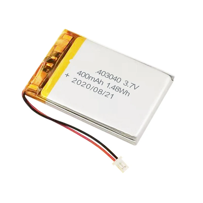 2/5/10/20 Pcs 3.7V 400mAh 403040 Lithium Polymer Ion Battery 2.0mm JST Connector