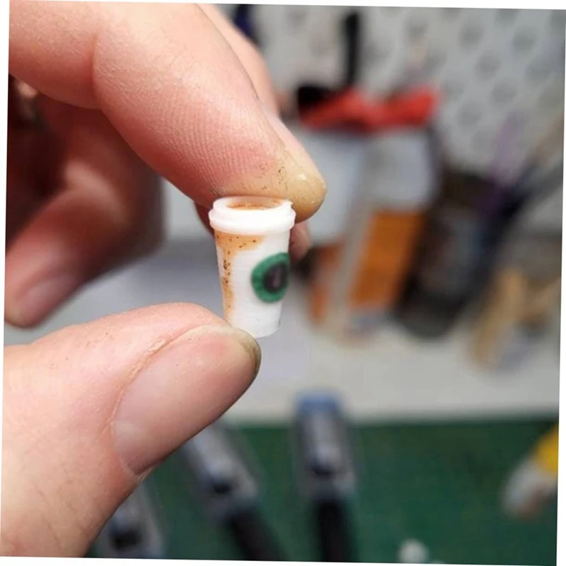 Adorno americano en miniatura, casa de muñecas pública antigua, casa de muñecas Vintage