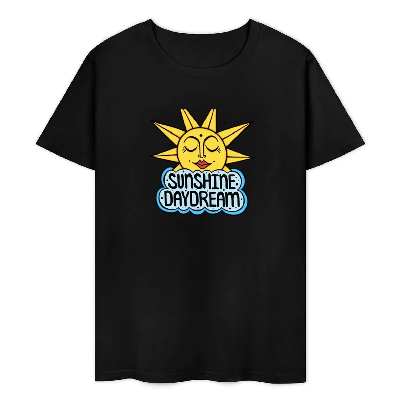 Sunshine Daydream Happy Sun and Cloud T-Shirt cute tops graphic tee shirt vintage t shirts mens graphic t-shirts funny