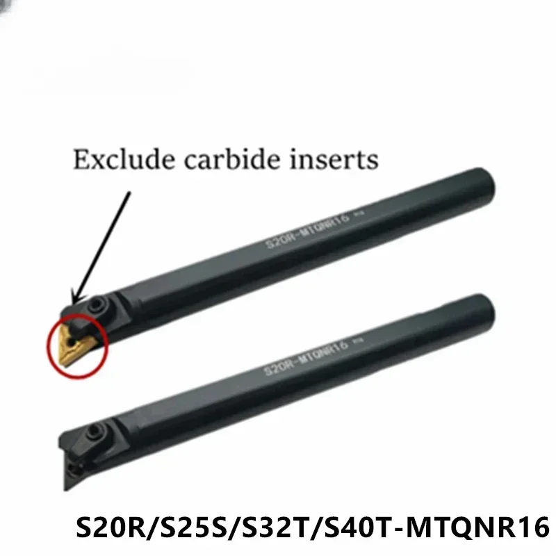 S20r / S25s / S32t / S40t-mtqnr16 Internal Turning Tool Holder 105 Degree Lathe Machine Cutting Bar Mtqnr16 / Mtqnl16