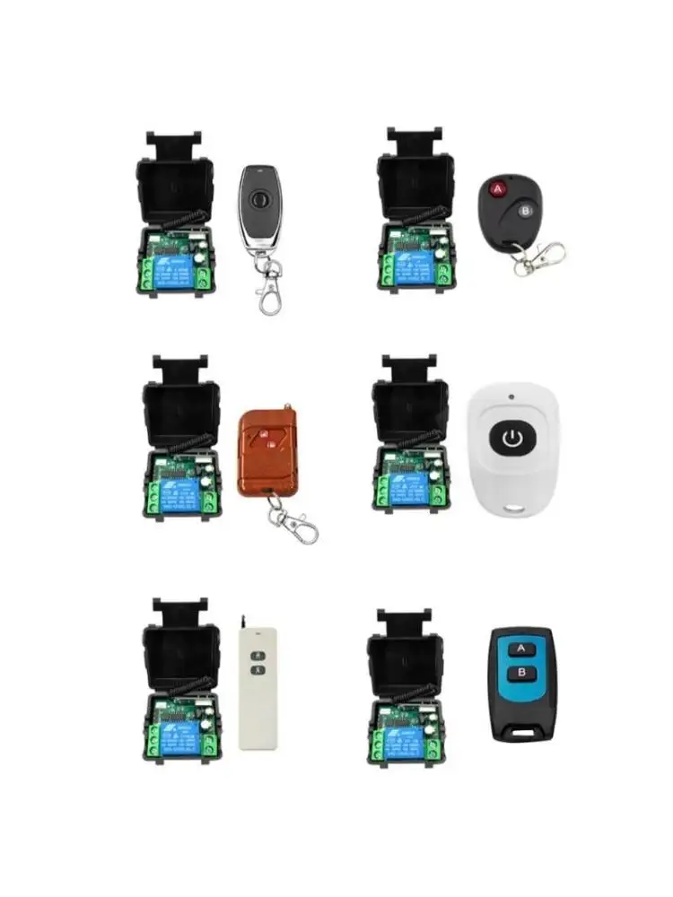 

12V/24V 433Mhz Remote Control Switches For Garage Door Lock Enduring