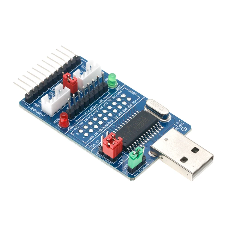 CH341A USB to SPI I2C IIC UART TTL ISP Serial Adapter Module EPP/MEM Converter For Serial Brush Debugging RS232 RS485