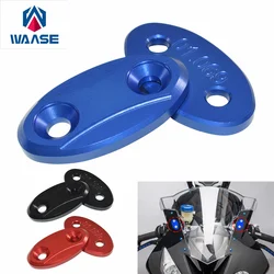 waase For BMW S1000RR 2009 2010 2011 2012 2013 2014 2015 2016 2017 2018 Rearview Mirrors Seat Decorative Cover Mirror Base