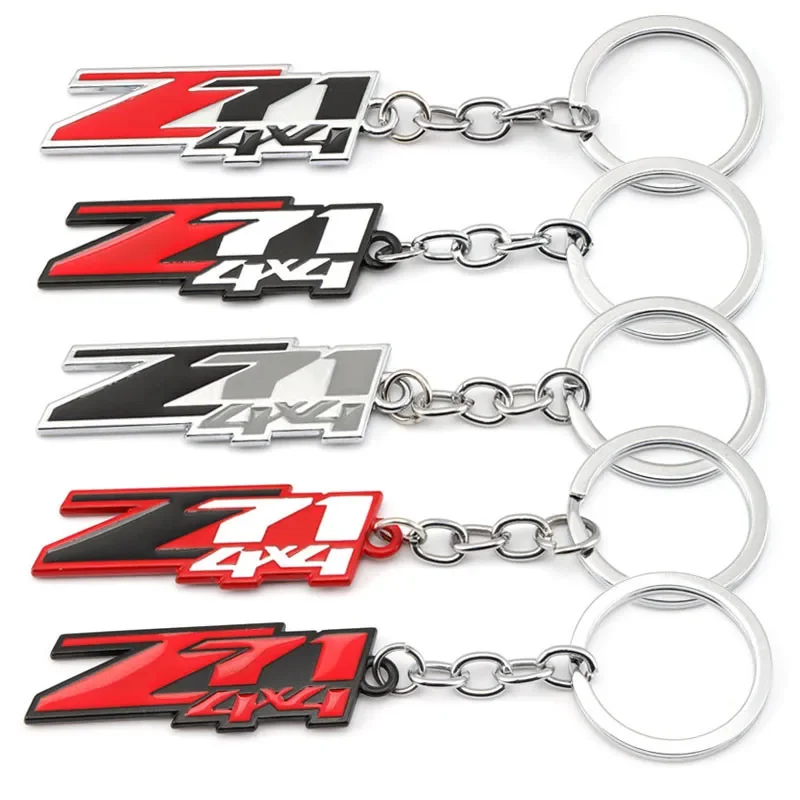 Araba Anahtarlık Tutucu Metal Oto anahtarlıklar Kolye Chevrolet Z71 4X4 Aveo Cruze Malibu Spark Lova Orlando Captiva Optra Trax