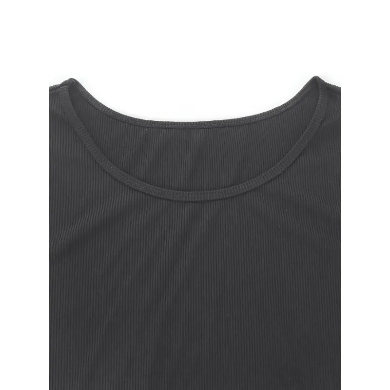 Plus Size Damen-Sport-Body mit Rundhalsausschnitt, Schlankheitsanzug, hohe Elastizität, enge Taille, kurze Ärmel, sexy Konturierungsunterwäsche