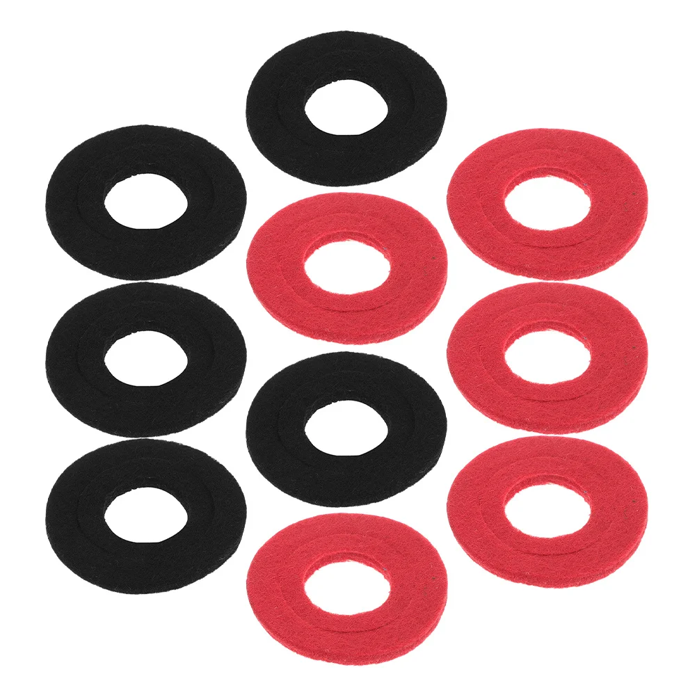 

10Pcs Universal Terminal Washers Felt Pads Color Coded Anti-Vibration for Car Truck Clamp Protection