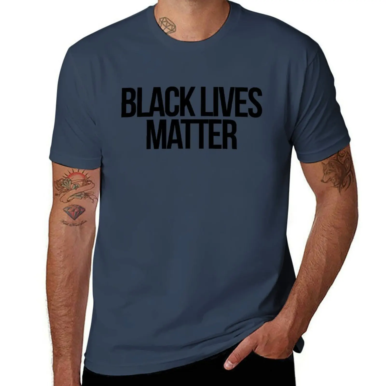 

Matter Black Lives T-Shirt Active Wear Sports T-Shirt for Men