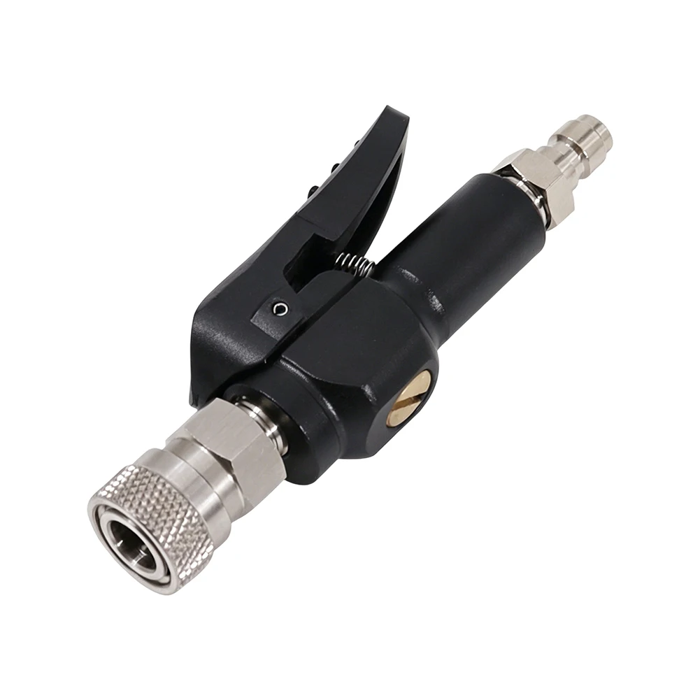 Stainless Steel 300Bar High Pressure Quick Connect Adapter 8mm Female Fitting for Compressed Air and Inert Gases