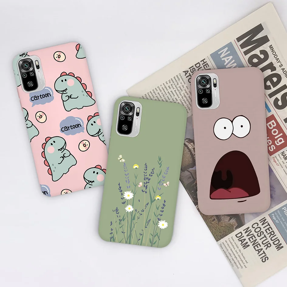 For Xiaomi Redmi Note 10 Pro Max Case Cute Fashion Heart Avocado Soft Silicone Cover For Redmi Note 10S Note 10 S Note10 Fundas