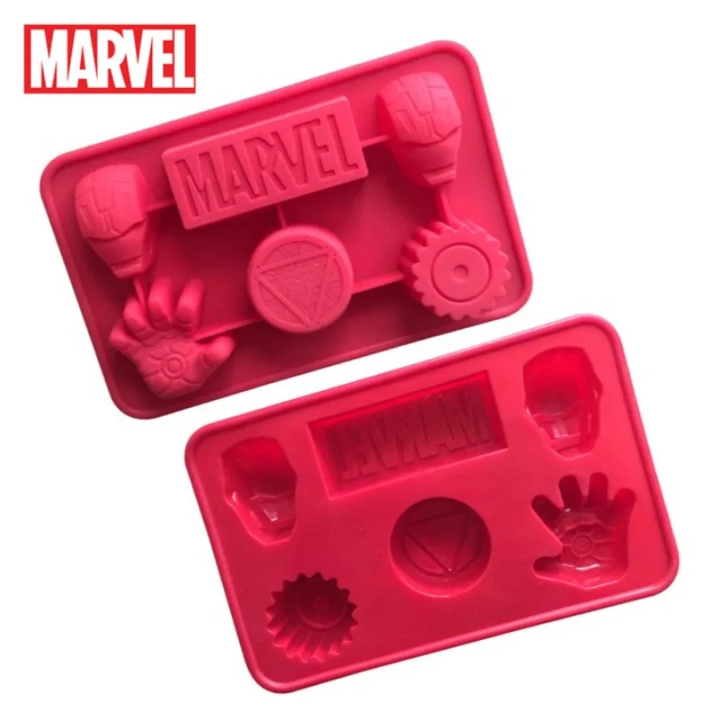 

Marvel Mould Iron Man Cartoon Anime 3D Silicone DIY Mold Fruit Gummies Biscuits Cake Desserts Chocolate Kitchen Cutting Tools