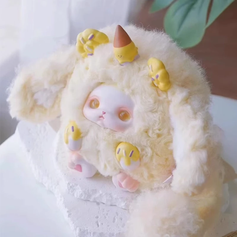 Genuíno loloan sobremesa série na moda pelúcia vinil caixa cega doce bonito boneca brinquedo desktop ornamento saco pingente garagem kit presente
