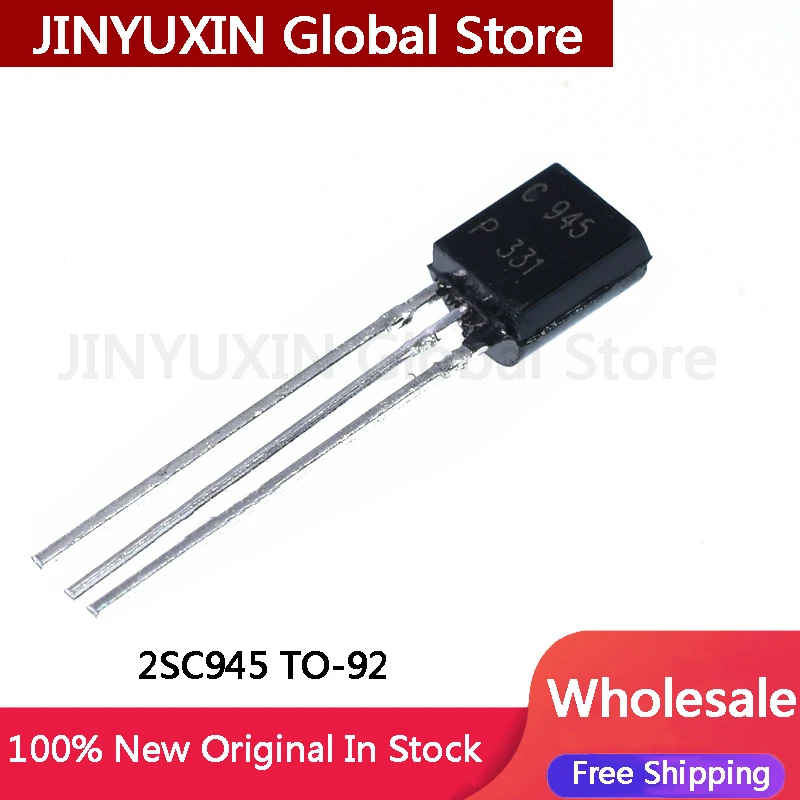 100PCS 2SC945 C945 945 NPN TO-92 TO92 Triode Transistor 0.15A/50V NPN New Original Good Quality Chipset