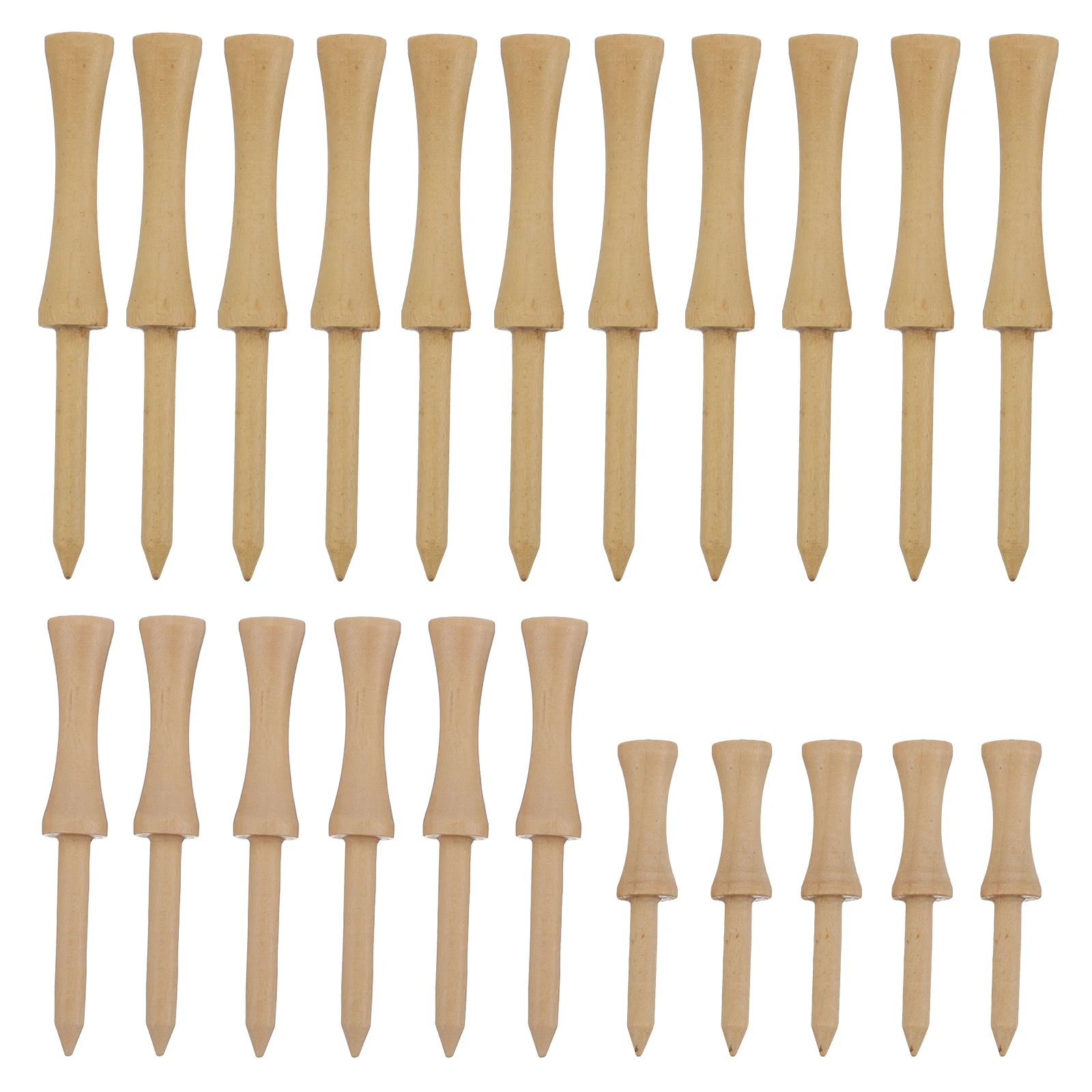

35 Pcs Professional Plastic Mini Golfs Tees Tees Golfer Accessories Low Resistance Tip Cup Training Aids