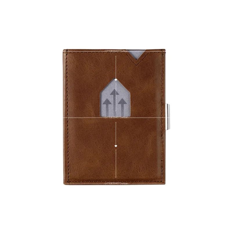 Wallet Card Holder, Anti-theft Brush, Wallet Shielding, RFID Cowhide Anti-theft Brush, Demagnetized NFC Card Holder