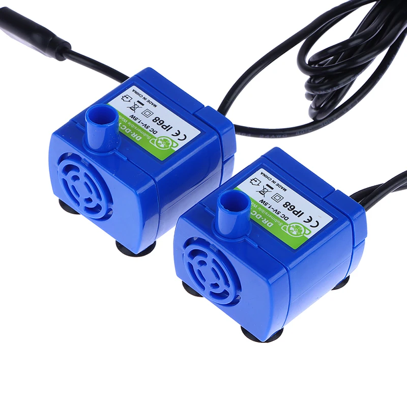 Imagem -03 - Baixo Ruído da Bomba do Motor para Pet Mini Bombas de Água Gato Beber Tigela Pet Water Dispenser Faça Você Mesmo Acessórios dc 5v Usb Dr-dc160