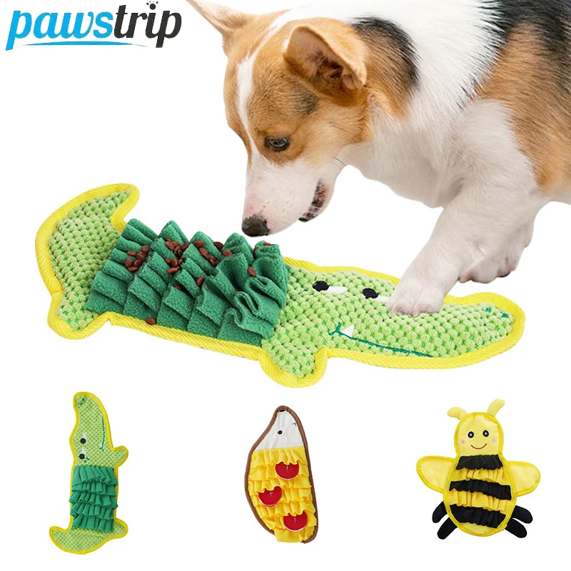 Pet Dog Sniffing Training Mat Funny Dog Puzzle Toys Interactive Dog Slow Feeder Mat Foraging Skills Training Toy Pet supplies