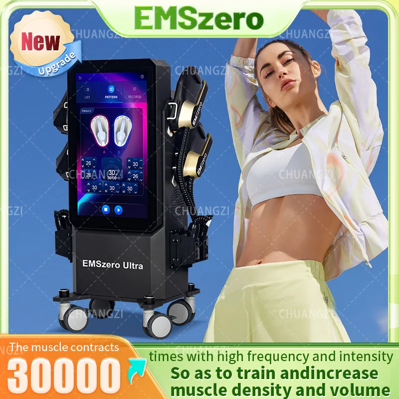 

Sculpt RF Electromagnetic Body Shaping, Muscle Stimulation, Fat Burning Emszero 200HZ Super Machine 6500w 15 Tesla High Power.