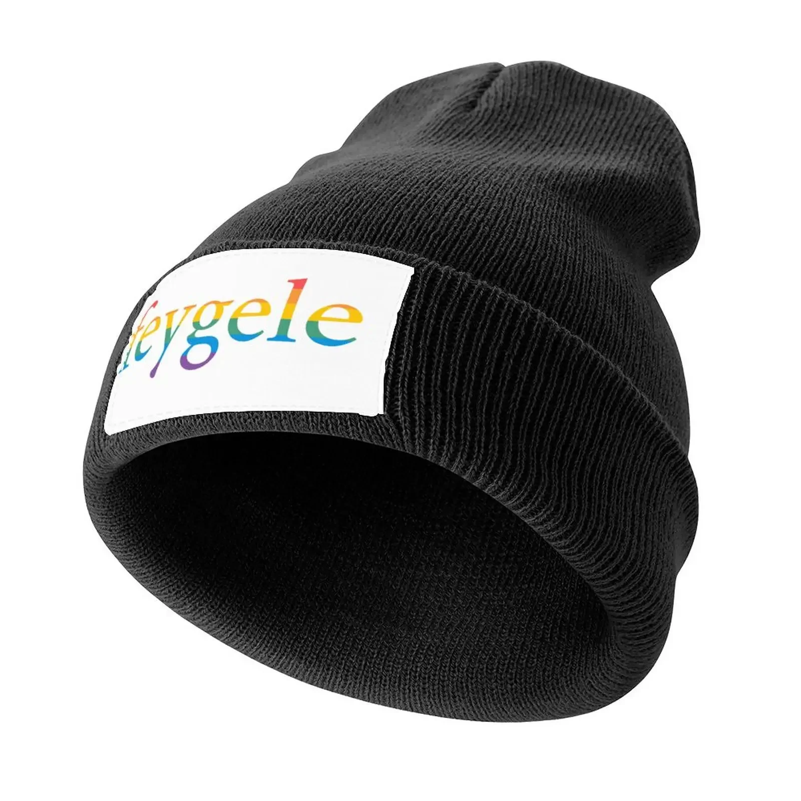 LGBTQ PRIDE Yiddish T-Shirt - feygele Knitted Cap Dropshipping Big Size Hat Mountaineering Sunscreen Men's Women's