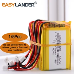 3.7V 2000mAh 103450 JST PH 2.0mm 2pin Lipo akumulator litowo-jonowy polimerowy do nawigacji DVR kamera GPS PS4 LIP1522