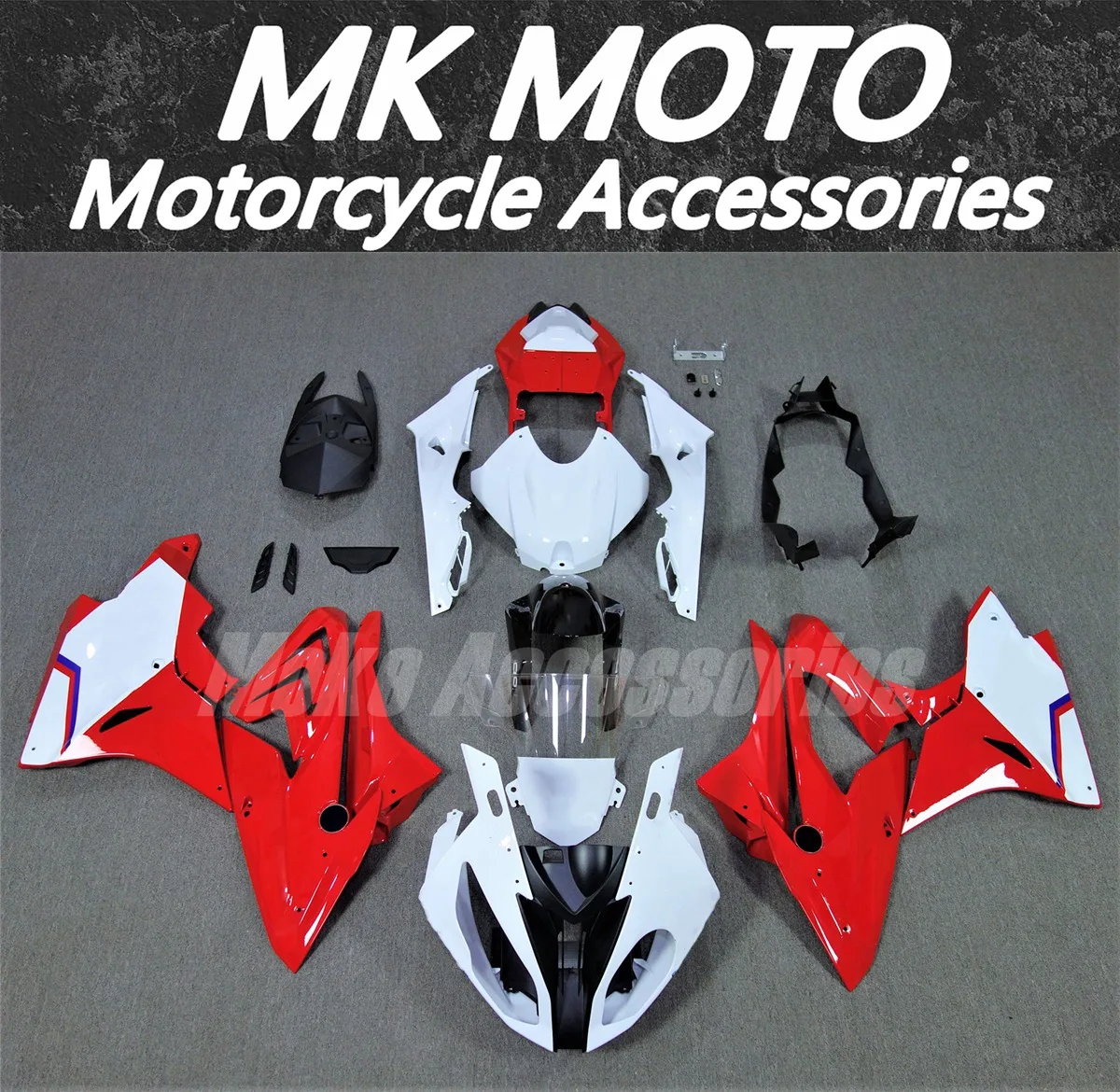 

Motorcycle Fairings Kit Fit For S1000rr 2017 2018 Bodywork Set High Quality ABS Injection New White Red