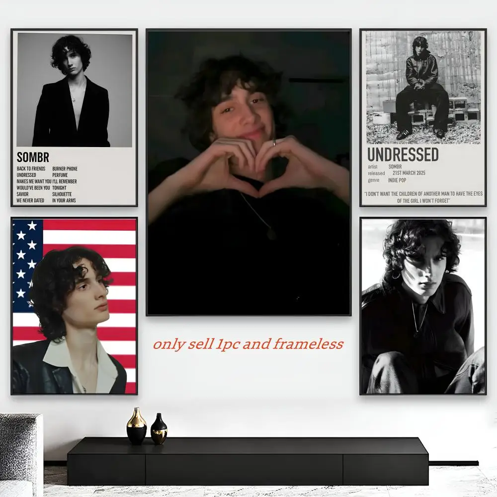Alternative Singer S-somber Poster HD Self-Adhesive Wall Decor Home Office Dorm Bedroom & More Ideal Gift Choice
