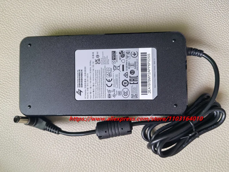 Original APD DA-150E19 AC Adapter Charger For ACER Predator Z35 Monitor Power Supply DA-150C19 19V 7.9A 150W 7.4*5.0mm