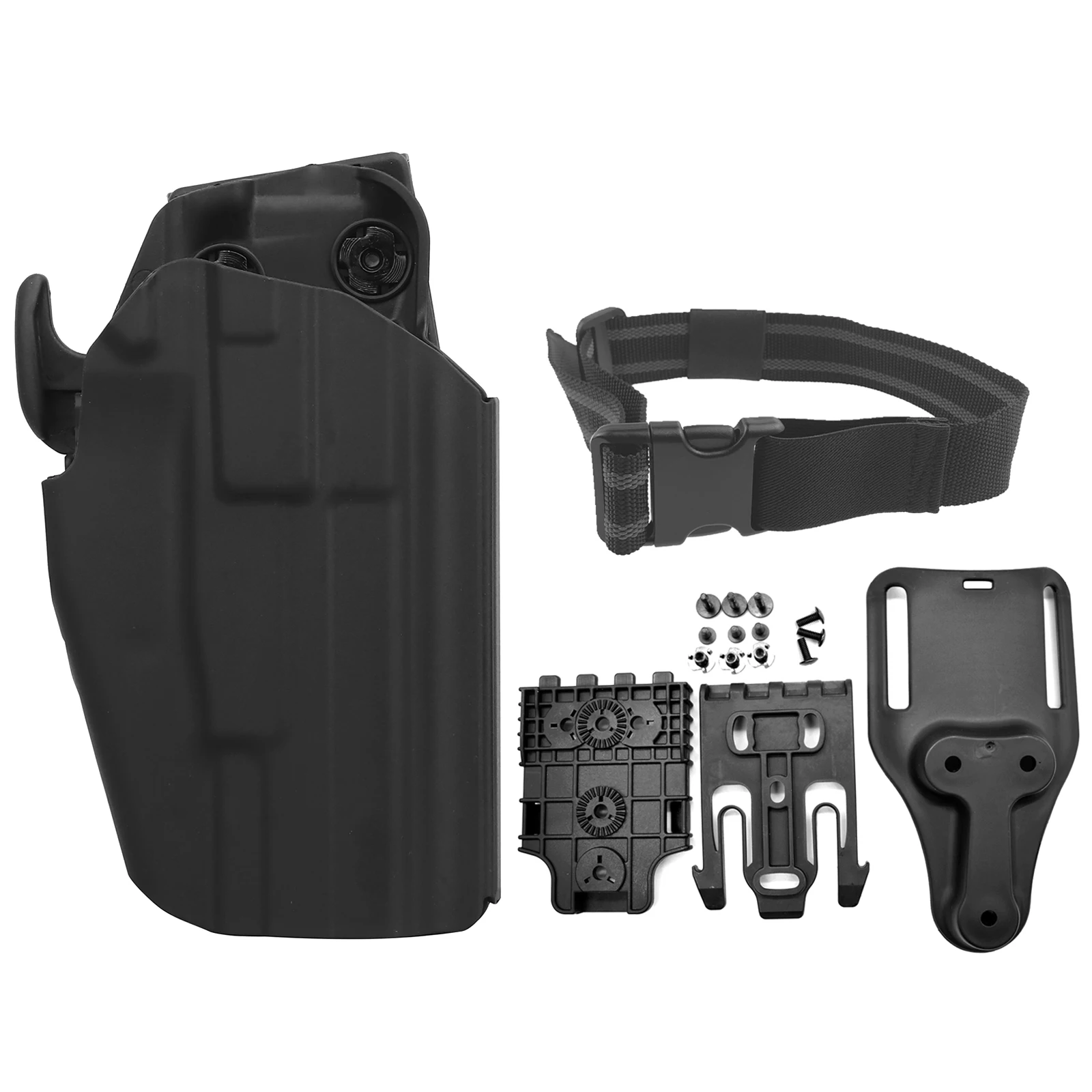 Tactical Universal Holster Right Hand Holster Glock 17 20 22 31/SIGP225/Grand Power 45 K100 P1/S&W M&P 22/Taurus