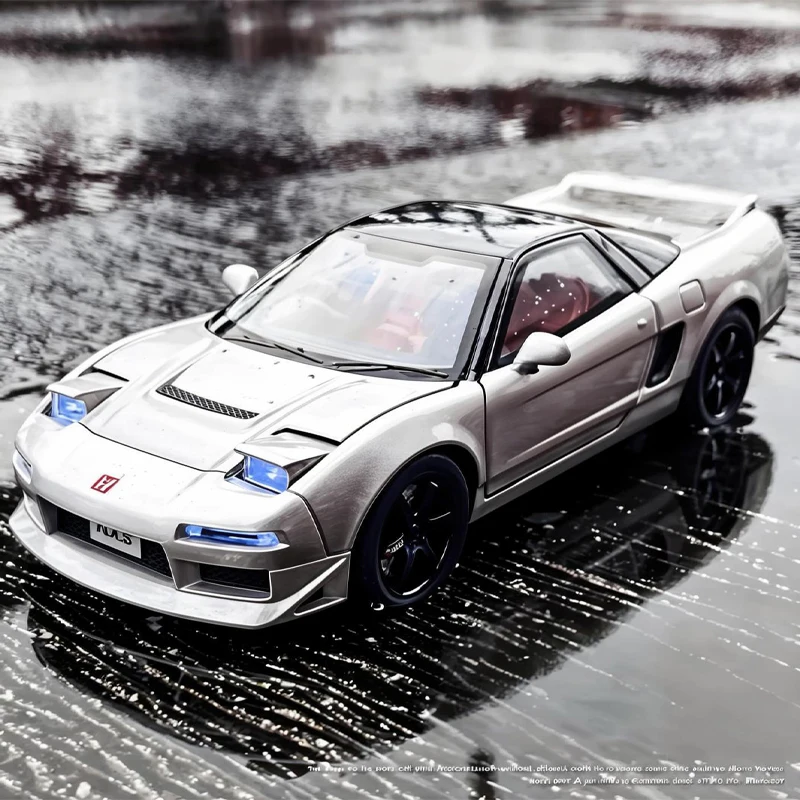 1:32 Honda Acura NSX NA1 Supercar Racing Sports Couple Alloy Metal Diecast Model Car Sound & Light Collection Simulation Gifts