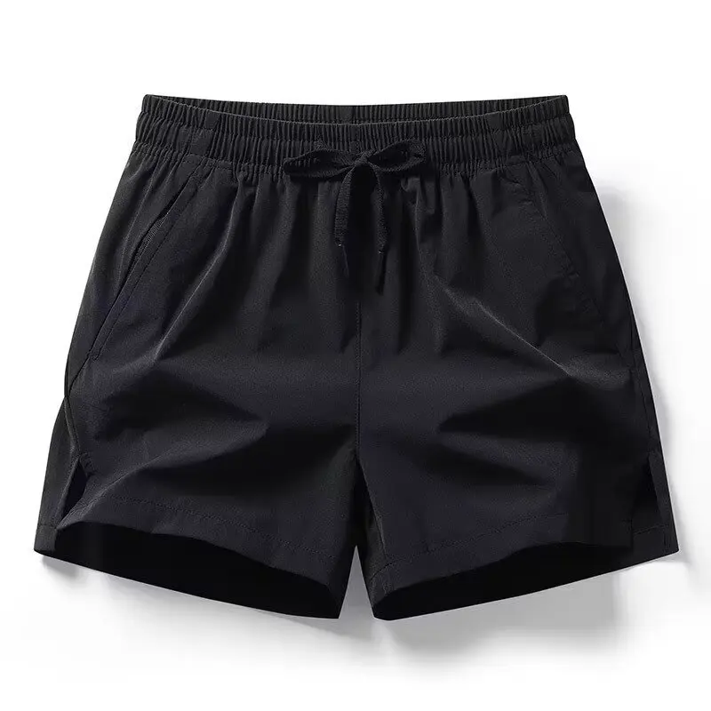 Men's American Thin Ice Silk Sports Casual Shorts Summer Outdoor Quick-drying Training Running Three-point Beach Shorts
