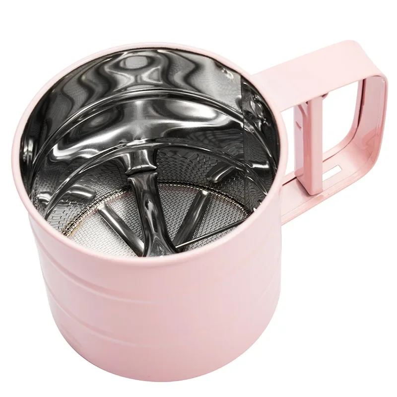 Flour Sifter, Baking Tools, Semi-Automatic Handheld Flour Sifter