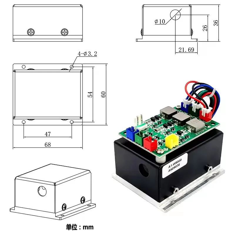 2W 3W RGB Laser Module White Light Colorful Red/Green/Blue 2000mW 3000mW with TTL