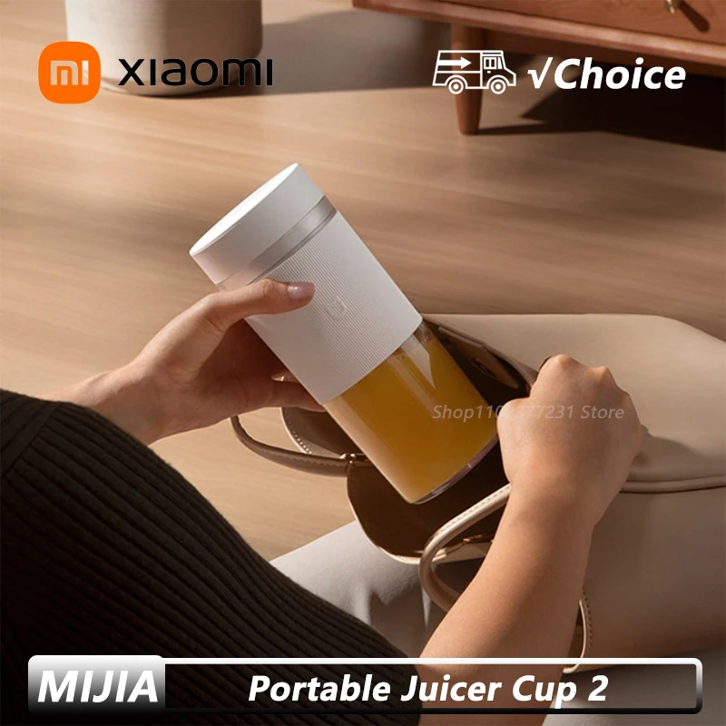 

XIAOMI MIJIA Portable Juicer Cup 2 Electric Fruit Blender Machine Orange Juicer Kitchen Food Processor Make Juice Extractor
