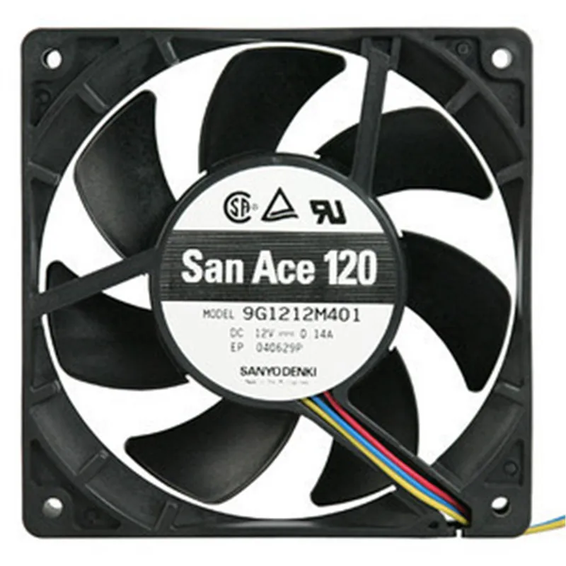 

for Sanyo San Ace 120, 9G1212M401, 12V, 0.14A, 1,56 W, 1950RPM, 12cm, 12025, 120x120x25mm