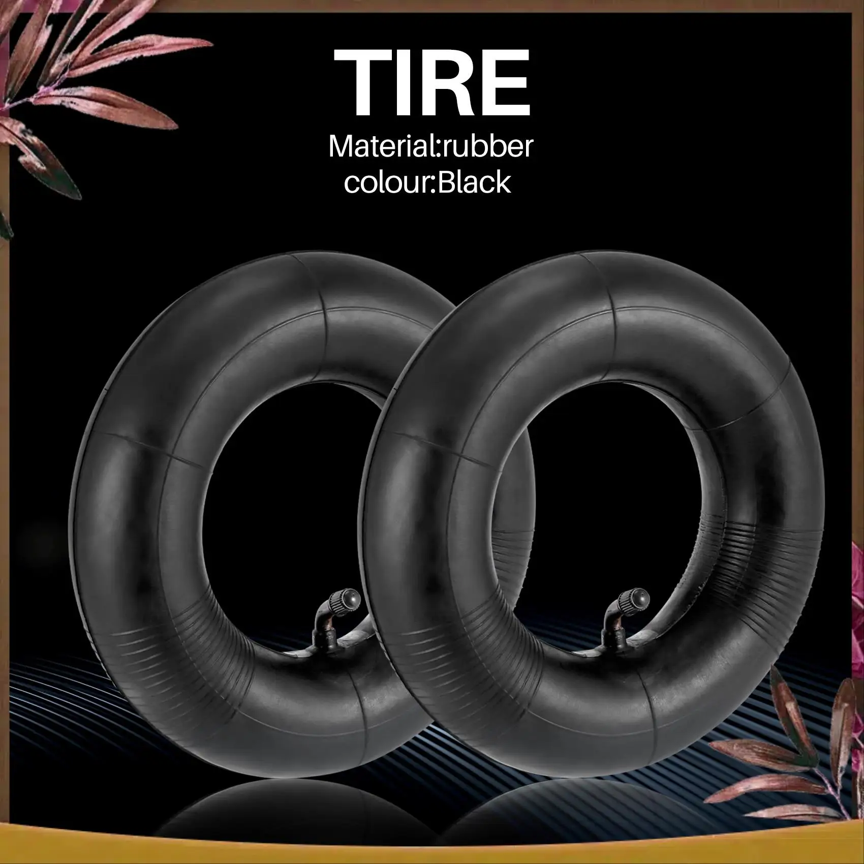 

AB59-2 Pack 2.80/2.50-4 Inch Inner Tube With TR87 Bent Valve Stem For Scooters, Lawn Mowers, Wheelbarrows, Hand Trucks