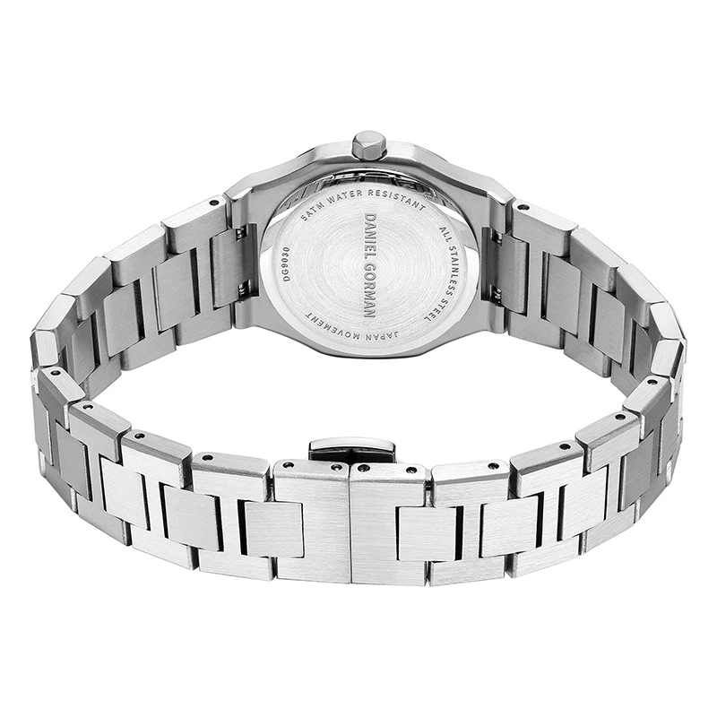 Dopamine Red Dial Ladies Watch – Minimalist Steel Bracelet Timepiece with Artistic Numeral Design