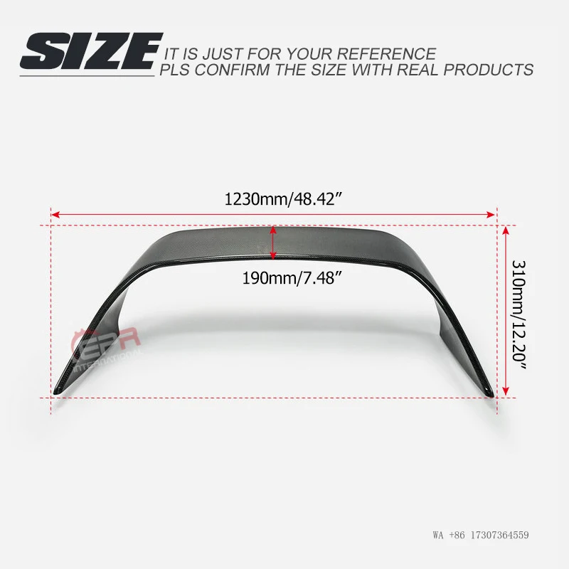 

Hot for Toyota's new SUPRA carbon fiber modification A90 rear spoiler , OSK model GT tail wing