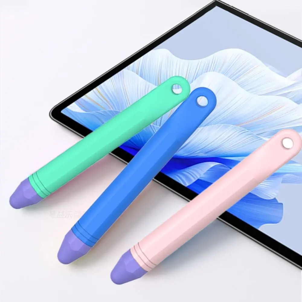 High Precision Kids Stylus Pen Silicone Multifunctional Touch Screen Pen Universal Rubber Tip Tablet Capacitive Touch Pencil