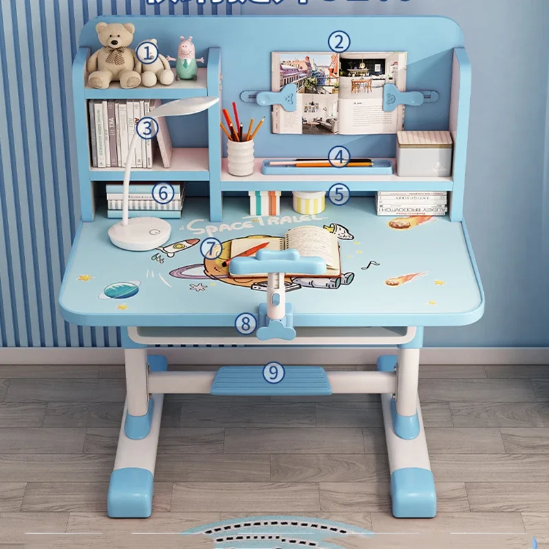 Desk Children's Table Set Office Room School Supplies Girl Kids Desks Study Tavolo Bambini Classroom Elementary Child Furniture