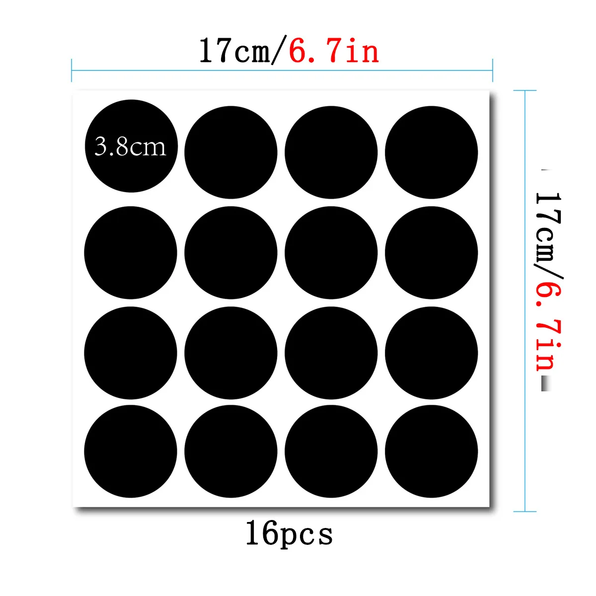 Reusable Chalkboard Labels Waterproof Kitchen Pantry Storage Stickers Removable PVC Blackboard Decal For Jar Organization