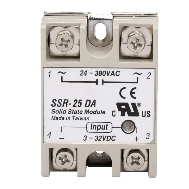 Single Phase Solid State Relay Low Noise No Spark Relay Module For Power Control Application SSR 100DA
