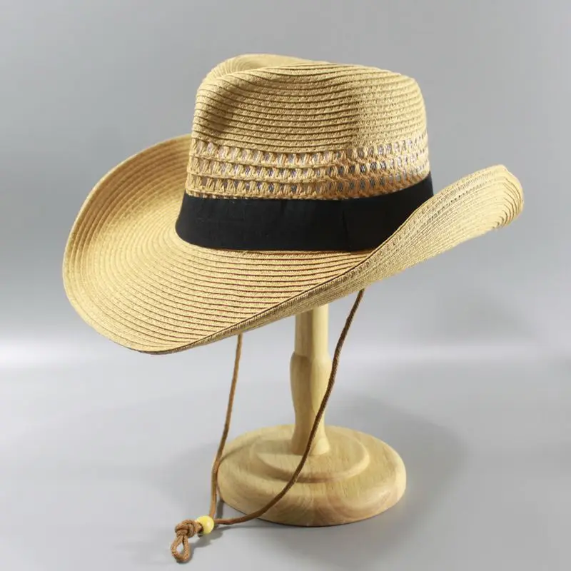 Men's SunShade Hat, Large Size, Summer OutDoor Breathable, Open Straw Hat, Sun Protection, Extra Large Head CircumFerence, Men's